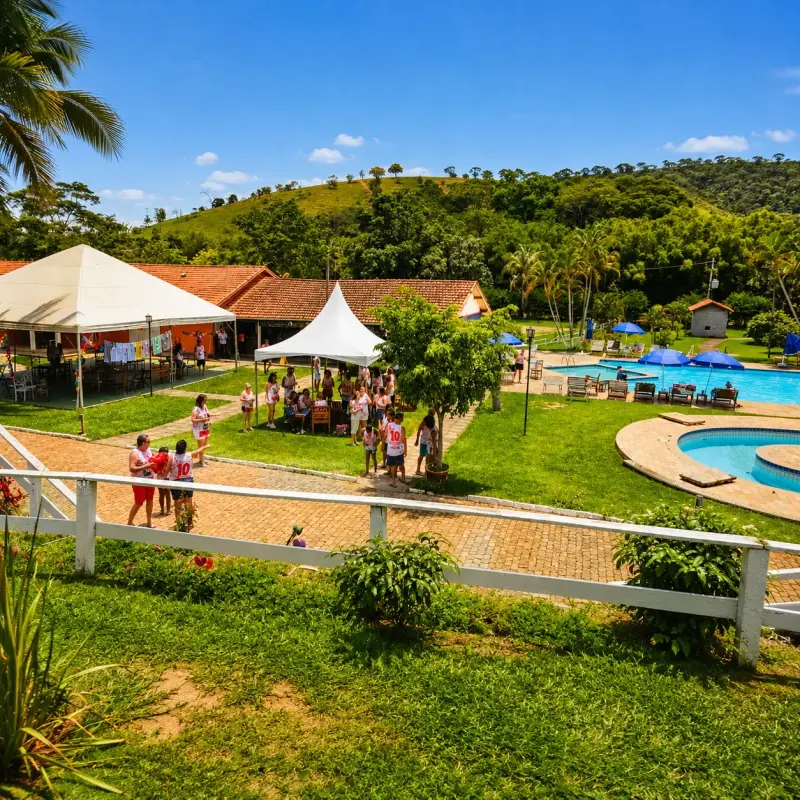 Espaços do resort Cavaru
